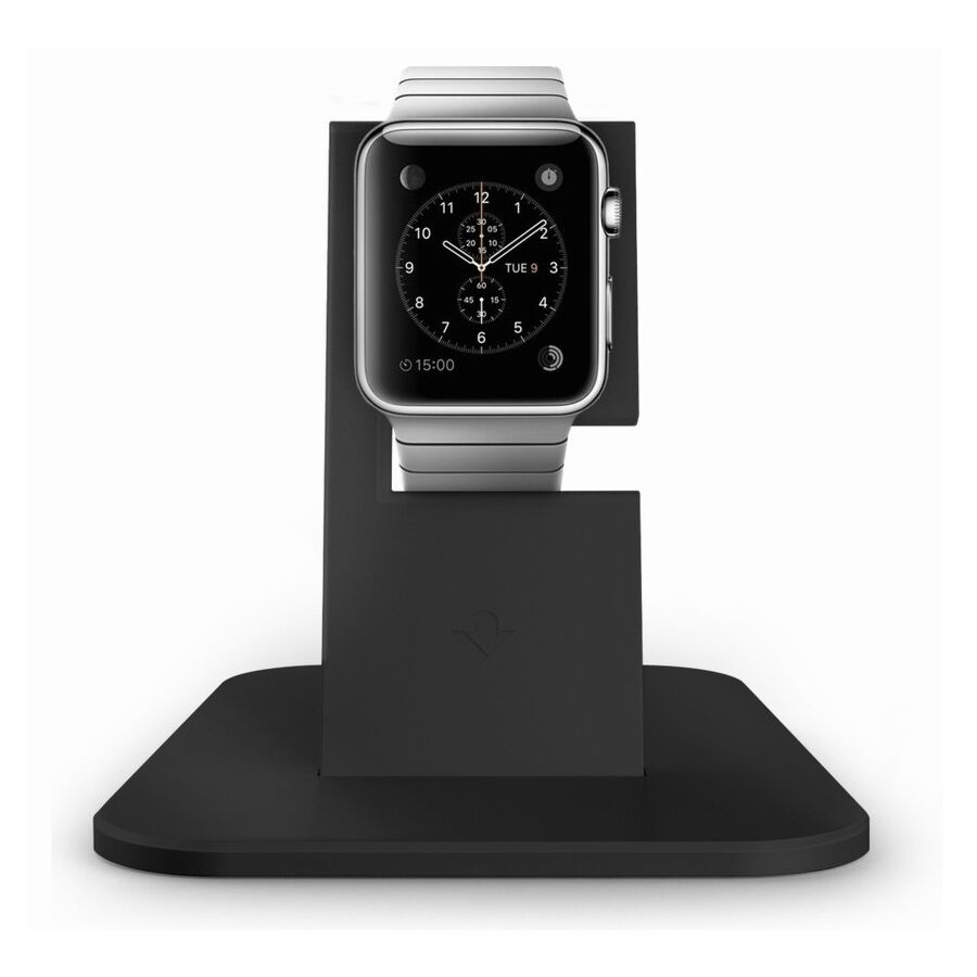 Twelve South Hirise per Apple Watch - Stand Metallico per Ricarica Wireless - Nero