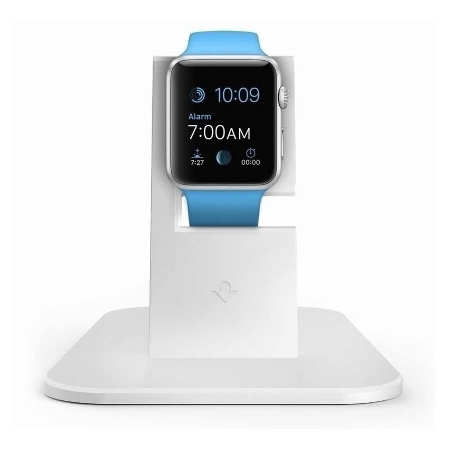 Twelve South Hirise per Apple Watch - Stand Metallico per Ricarica Wireless - Argento