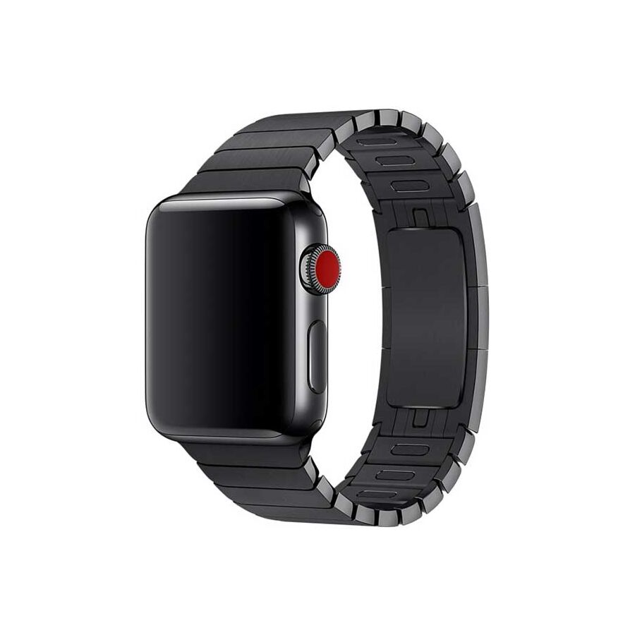 Cinturino a Maglie Nero Siderale  - 38 mm