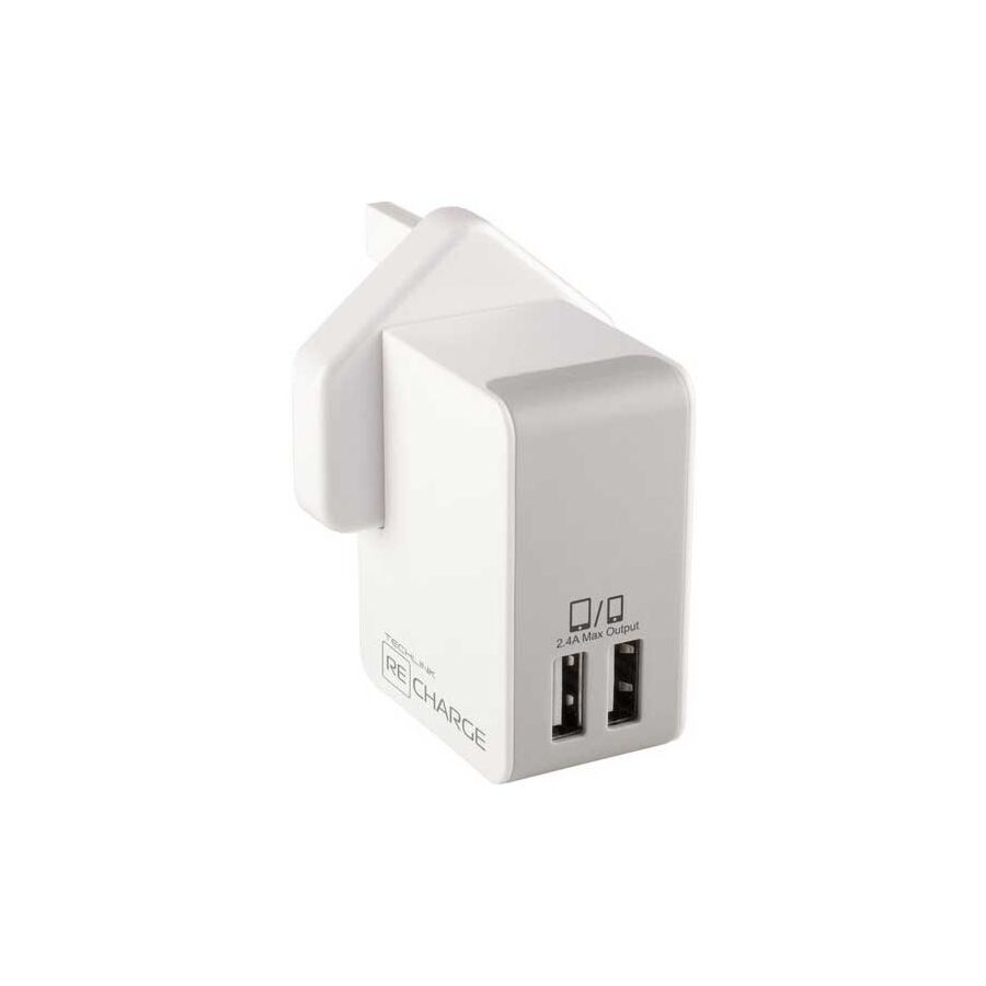 Techlink - Recharge Dual USB Wall Charger