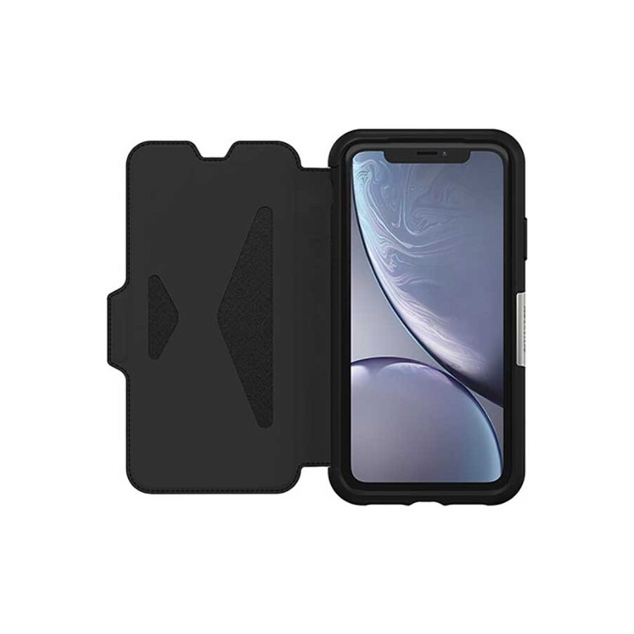 Otterbox Strada - Custodia in Pelle per iPhone XR - Nero
