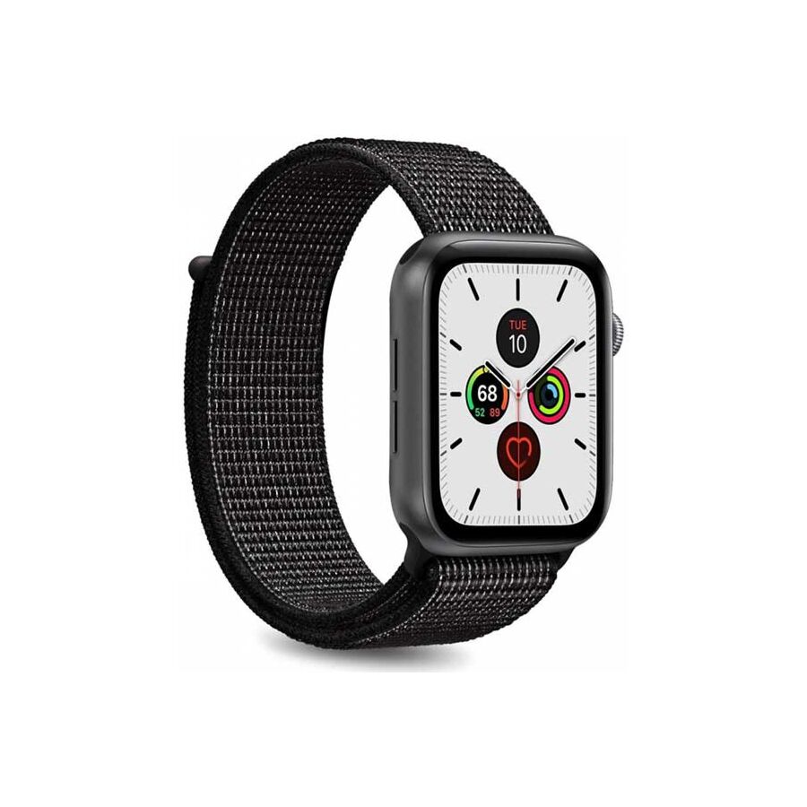 Puro - Cinturino in Nylon per  Apple Watch (44 mm) - Nero