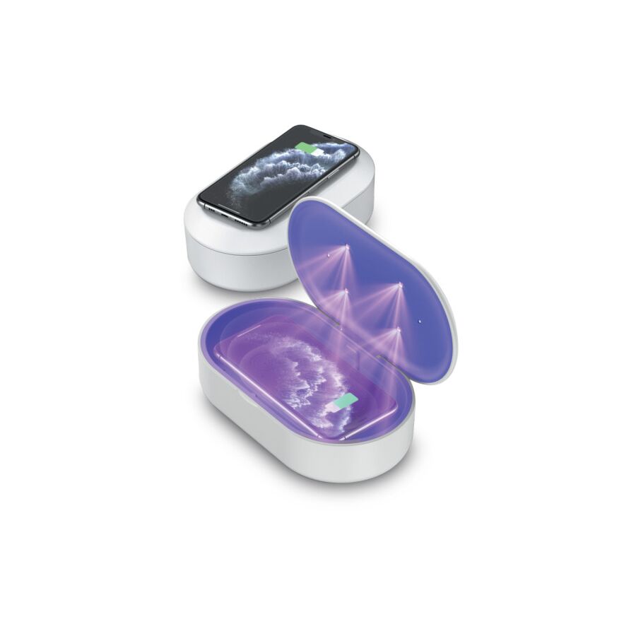 Area Steril UV Box - Sterilizzatore a raggi UV con base di ricarica wireless