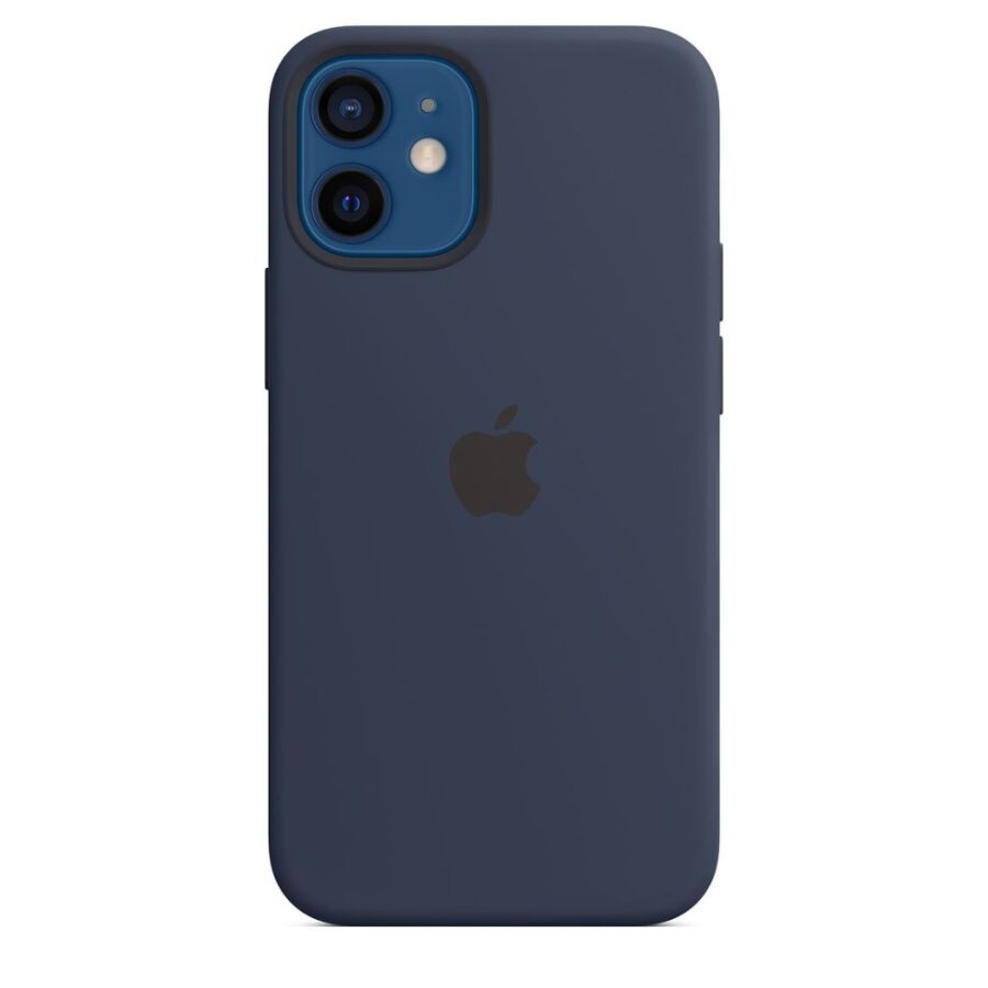 Custodia MagSafe in silicone per iPhone 12 mini - Deep Navy