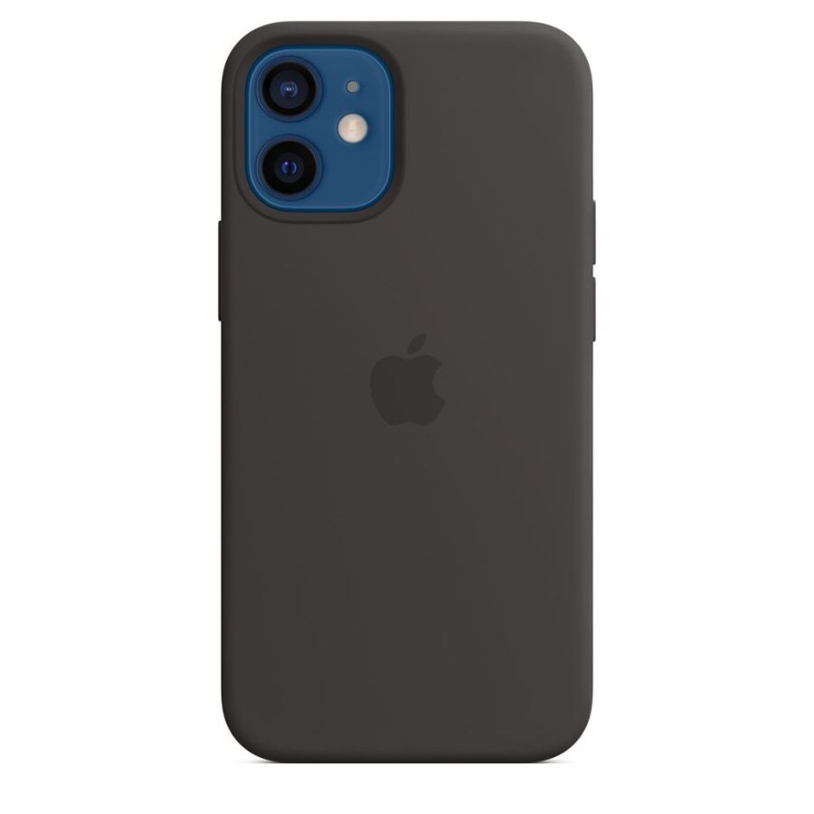 Custodia MagSafe in silicone per iPhone 12 mini - Nero