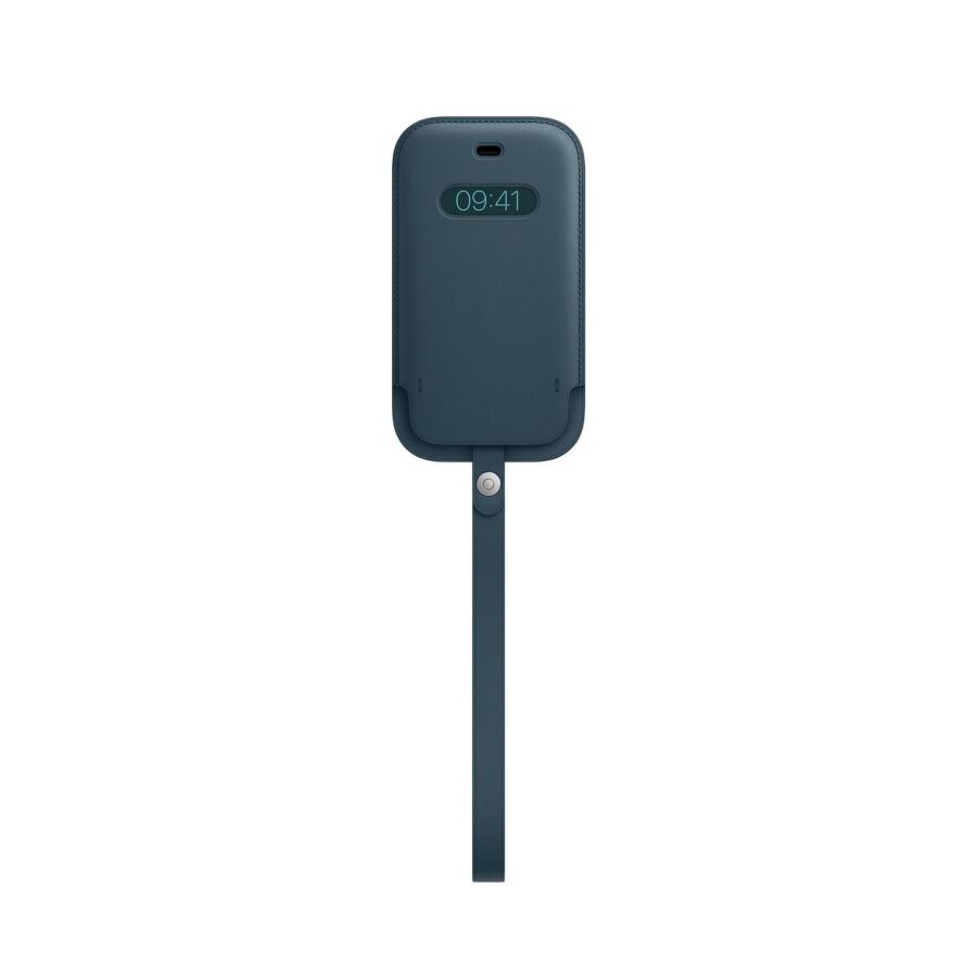 Custodia a tasca Apple MagSafe in pelle per iPhone 12 mini - Blu Baltico
