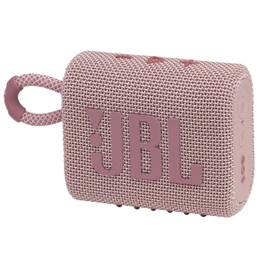 Go 3 Pink - Speaker Wireless Bluetooth Waterproof Portatile
