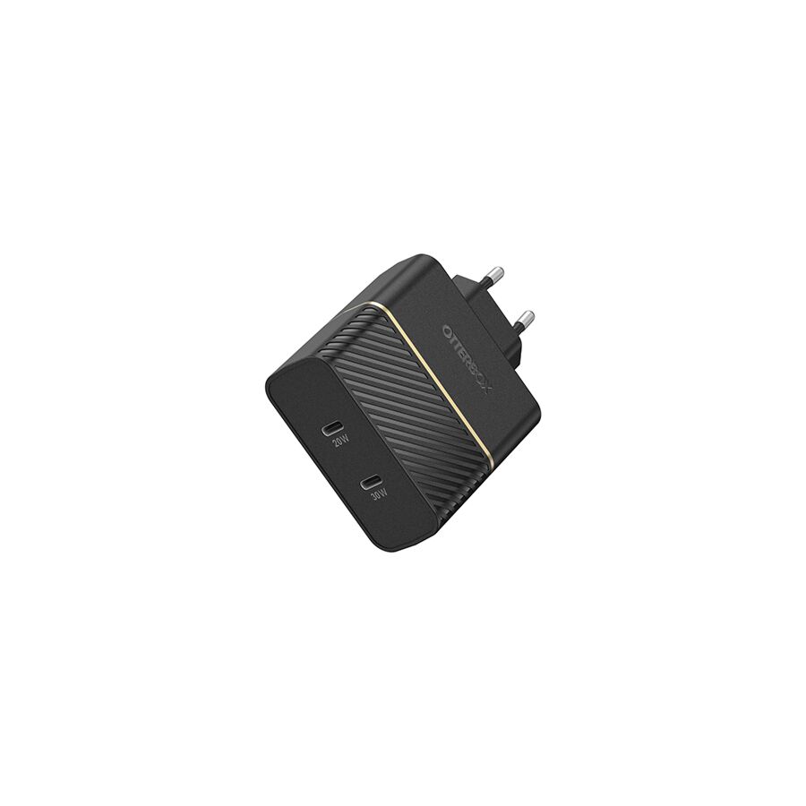 Caricatore da muro USB-C a ricarica rapida, 50W Combinato - Nero