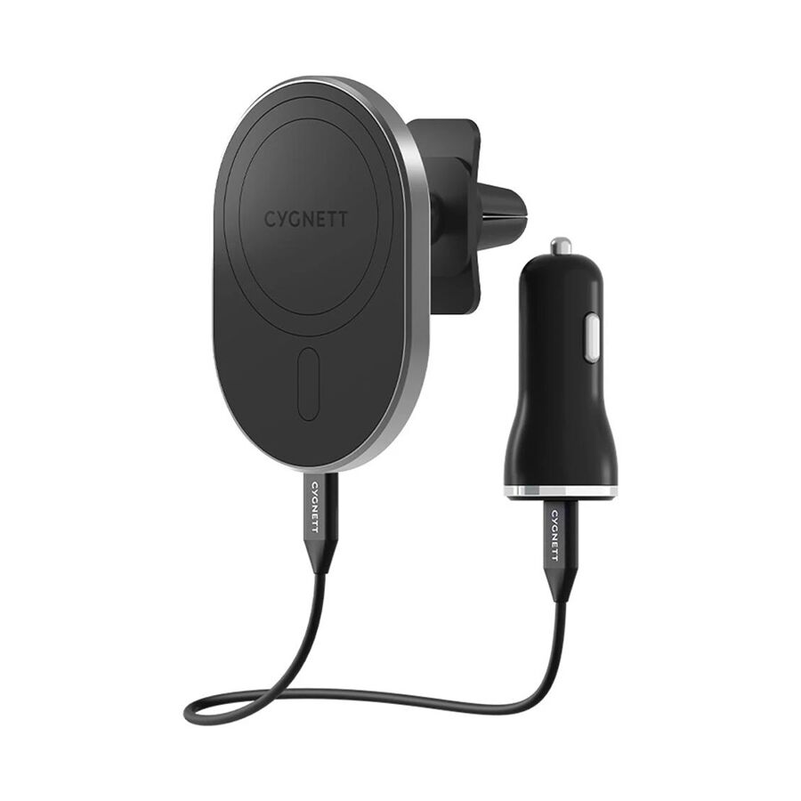 Cygnett MagHold CY3766WLCCH - Supporto auto magnetico con ricarica wireless fino a 15W