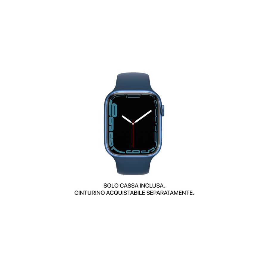 Apple Watch Series 7 GPS, 45mm Blue Aluminium Case Only (Demo)