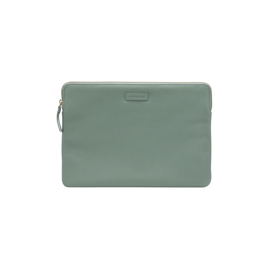 Custodia Borsa a Tasca Paris in Pelle per MacBook Pro ed Air 13" - Verde