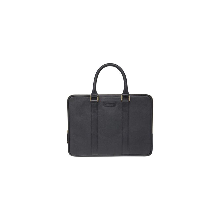 Borsa in Pelle per Macbook Pro ed Air 13" - Modello Roma - Nero