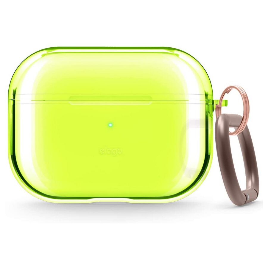 Custodia Airpods Pro in TPU Trasparente - Giallo