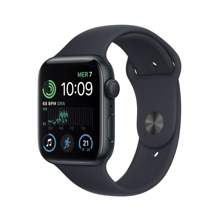 Watch SE GPS - Cassa in Alluminio Mezzanotte con Cinturino Sport Mezzanotte - 44mm