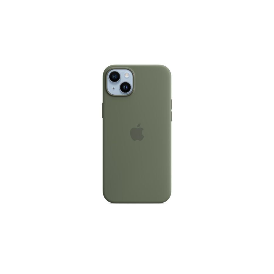 Custodia MagSafe in Silicone per iPhone 14 Plus -  Verde Oliva