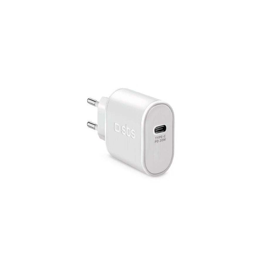 Caricabatterie 20 watt con porta Usb-C - Bianco