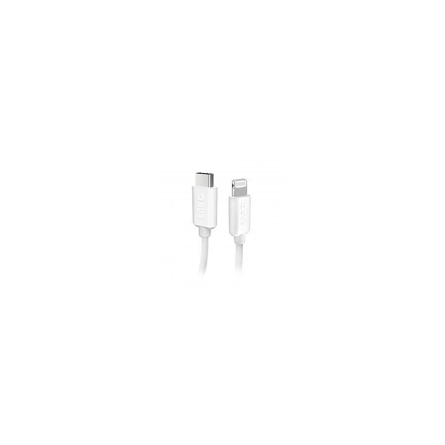 Cavo in tessuto Type-C a Lightning Lunghezza 1,5m - Bianco