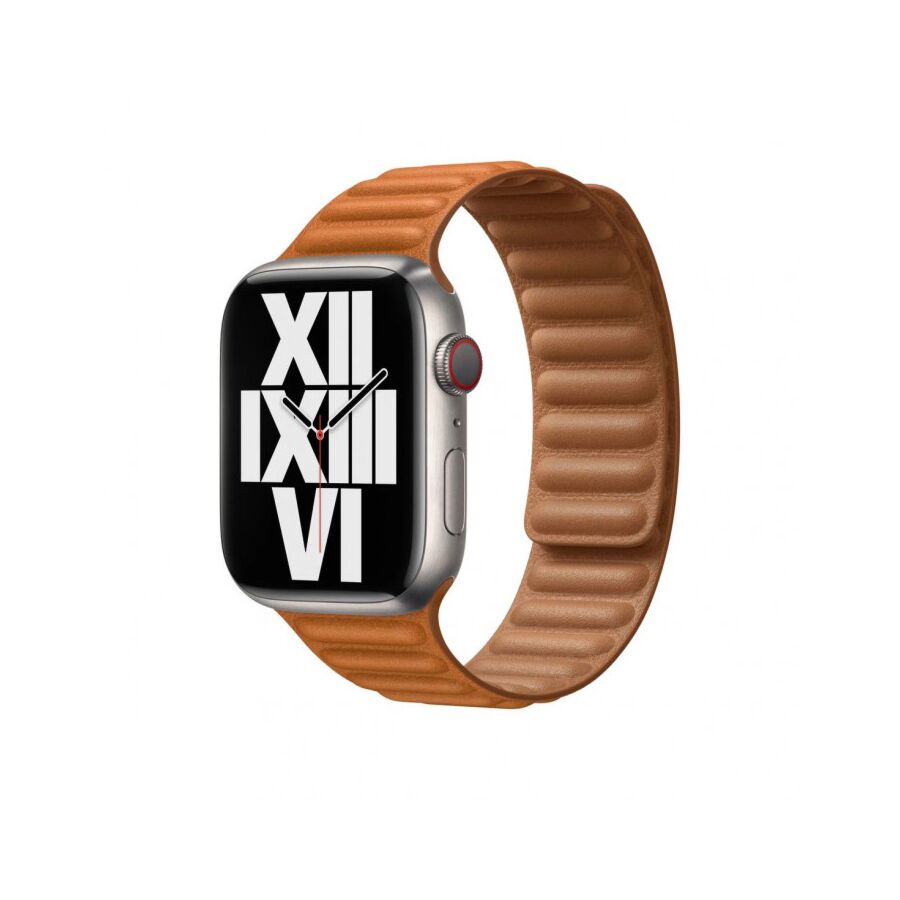 Cinturino a maglie in pelle 41 mm - S/M Nespola [Ricondizionato]