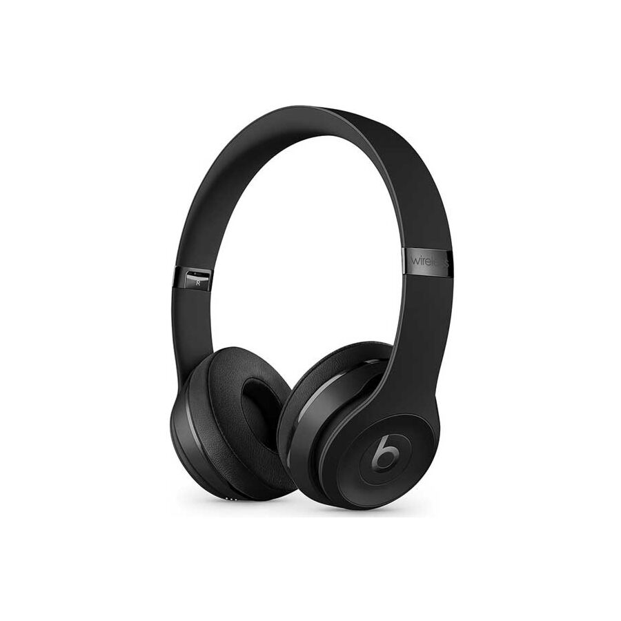 Cuffie Beats Solo3 Wireless - The Beats Icon Collection - Nero opaco  [Ricondizionato]