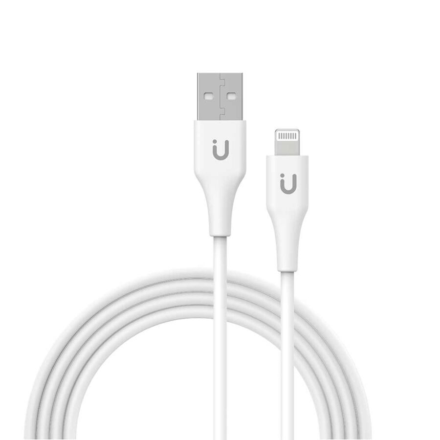 Cavo di ricarica e trasferimento Tunit da USB-A a connettore Lightning 1m - Bianco
