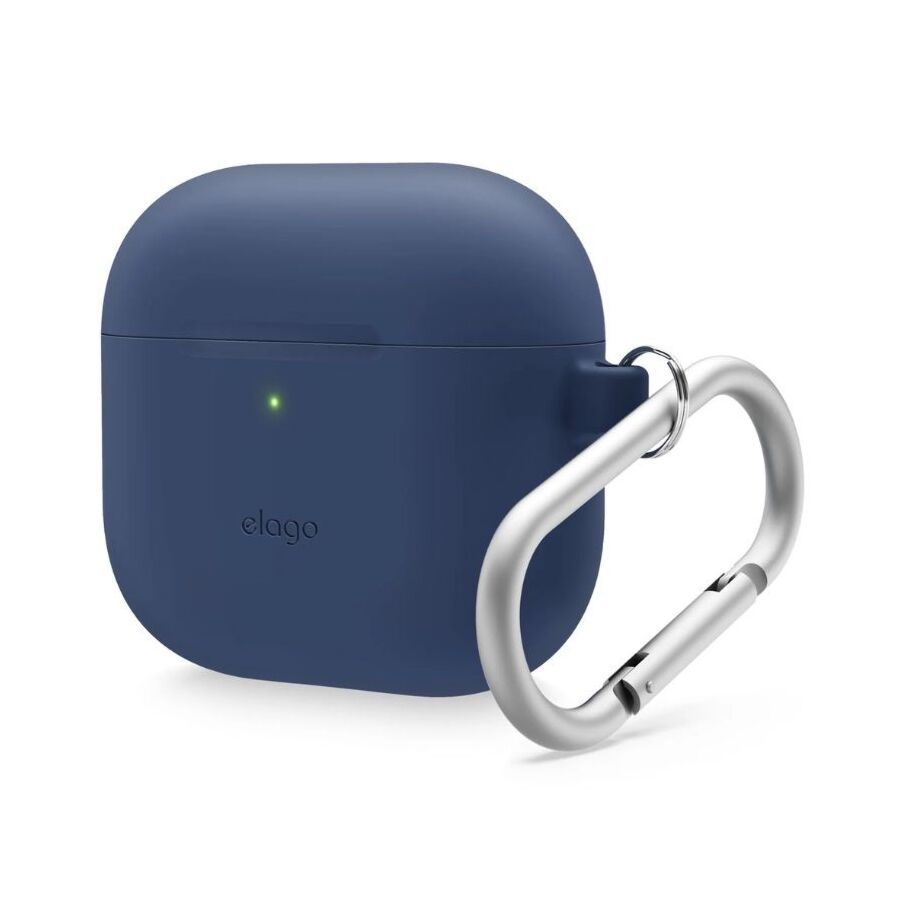 Custodia in silicone per AirPods serie 4 - Blu