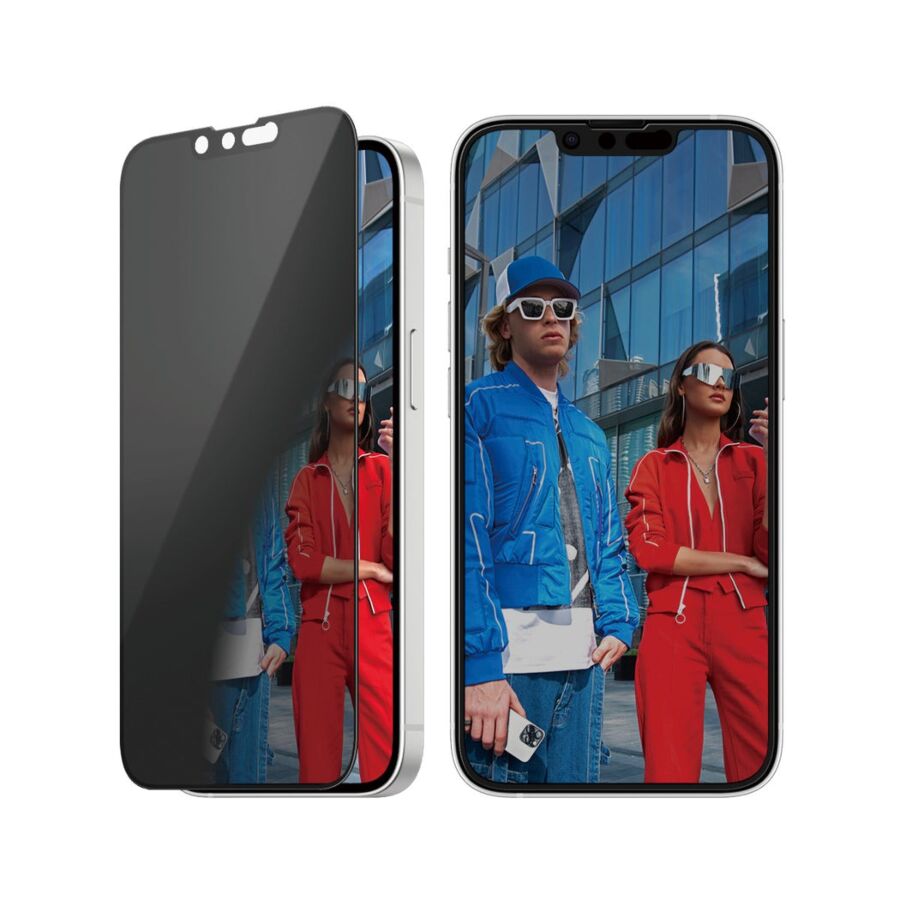 PanzerGlass Privacy Screen Protector per iPhone 16e / iPhone 14 / iPhone 13 / iPhone 13 Pro