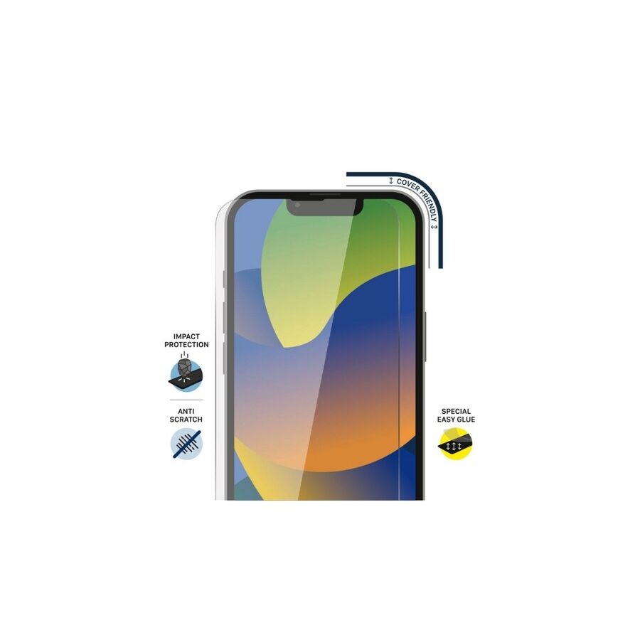 Vetro protettivo per iPhone 16e/14/13/13 Pro