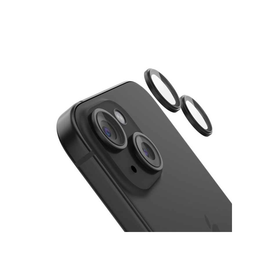 Belkin TemperedGlass - Protezione per la fotocamera di iPhone 15 e 15 Plus