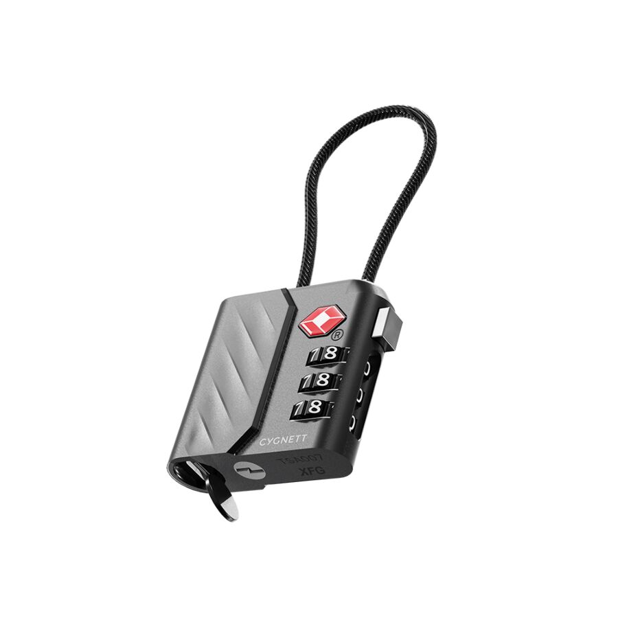 Cygnett Voyager TravelTag - Lucchetto per viaggi sicuri approvato TSA
