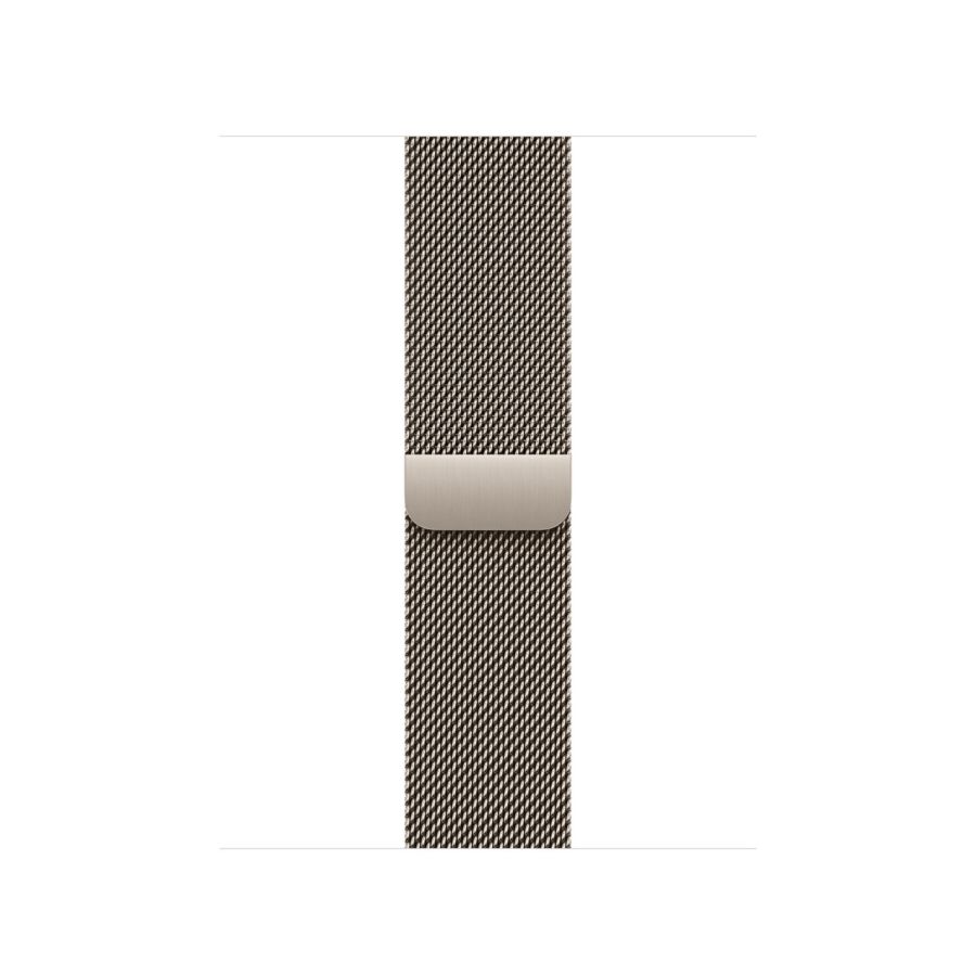 Loop in maglia milanese naturale (40 mm)