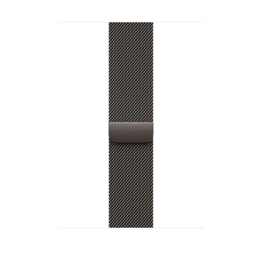 Loop in maglia milanese ardesia (46 mm) - S/M