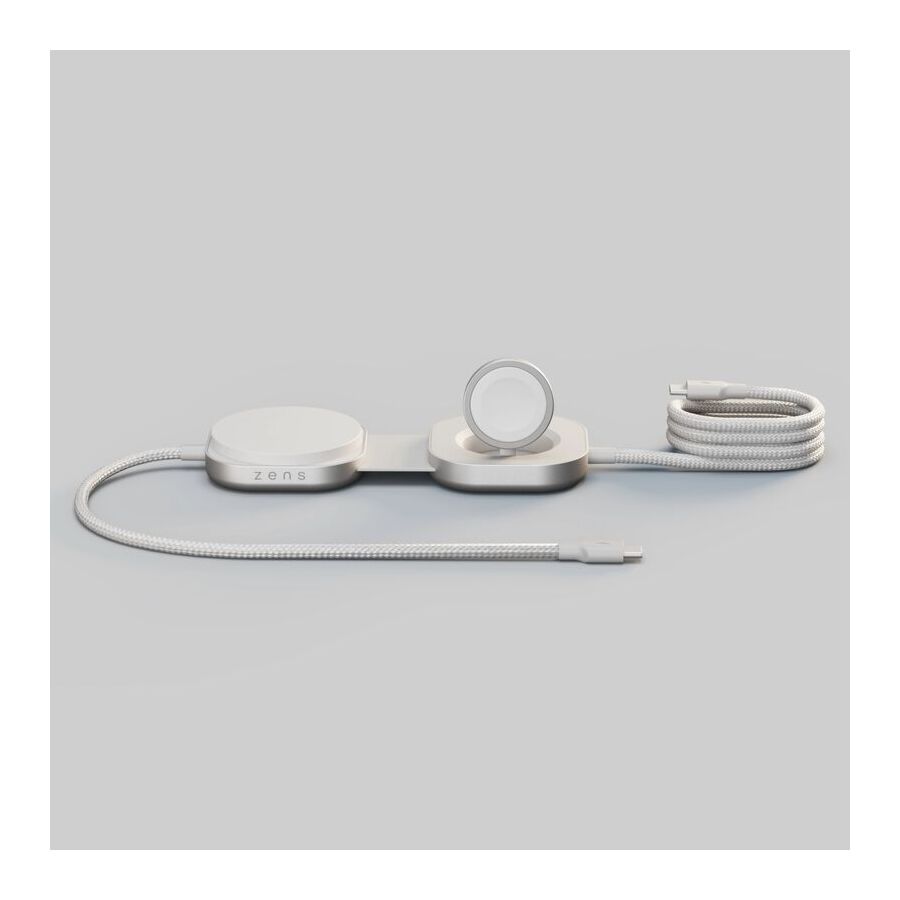 Zens Charging Cable Pro 3 con Qi2 + USB C-C + Apple Watch
