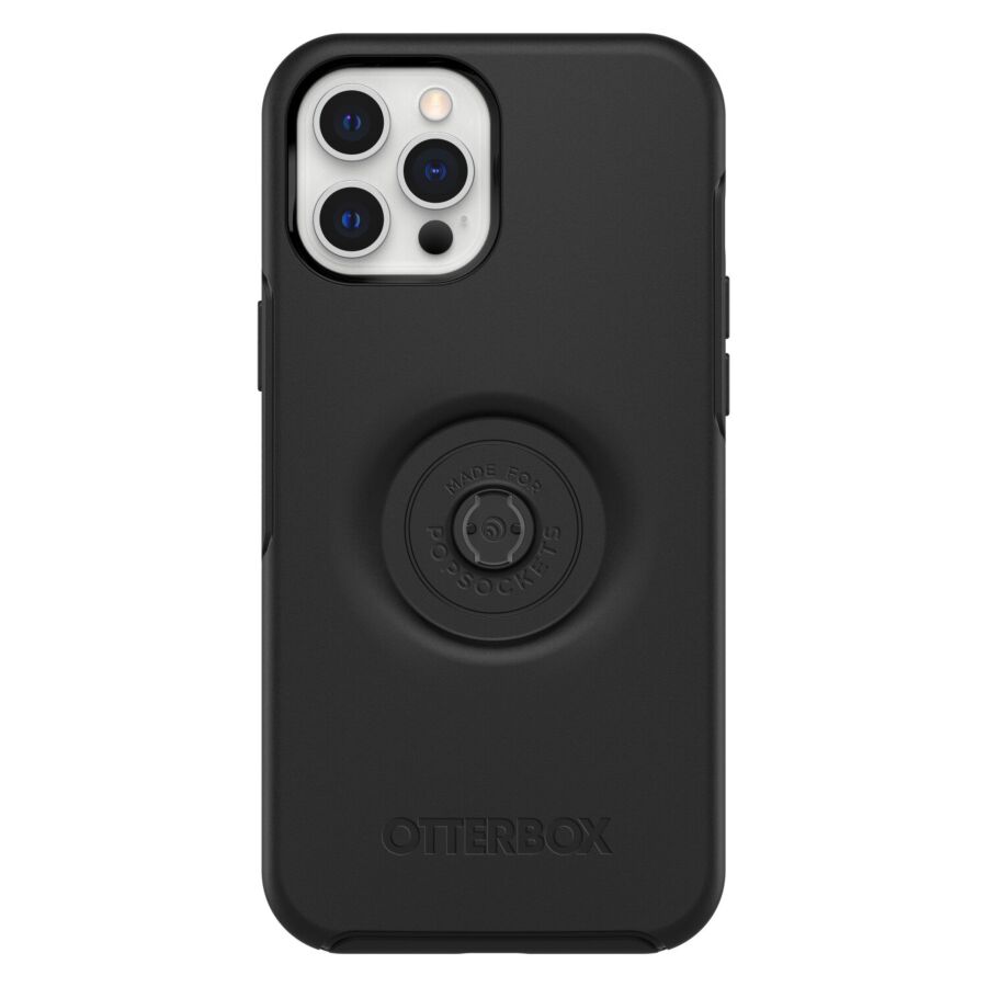 OtterBox Symmetry + PopSockets per iPhone 12 Pro Max nero