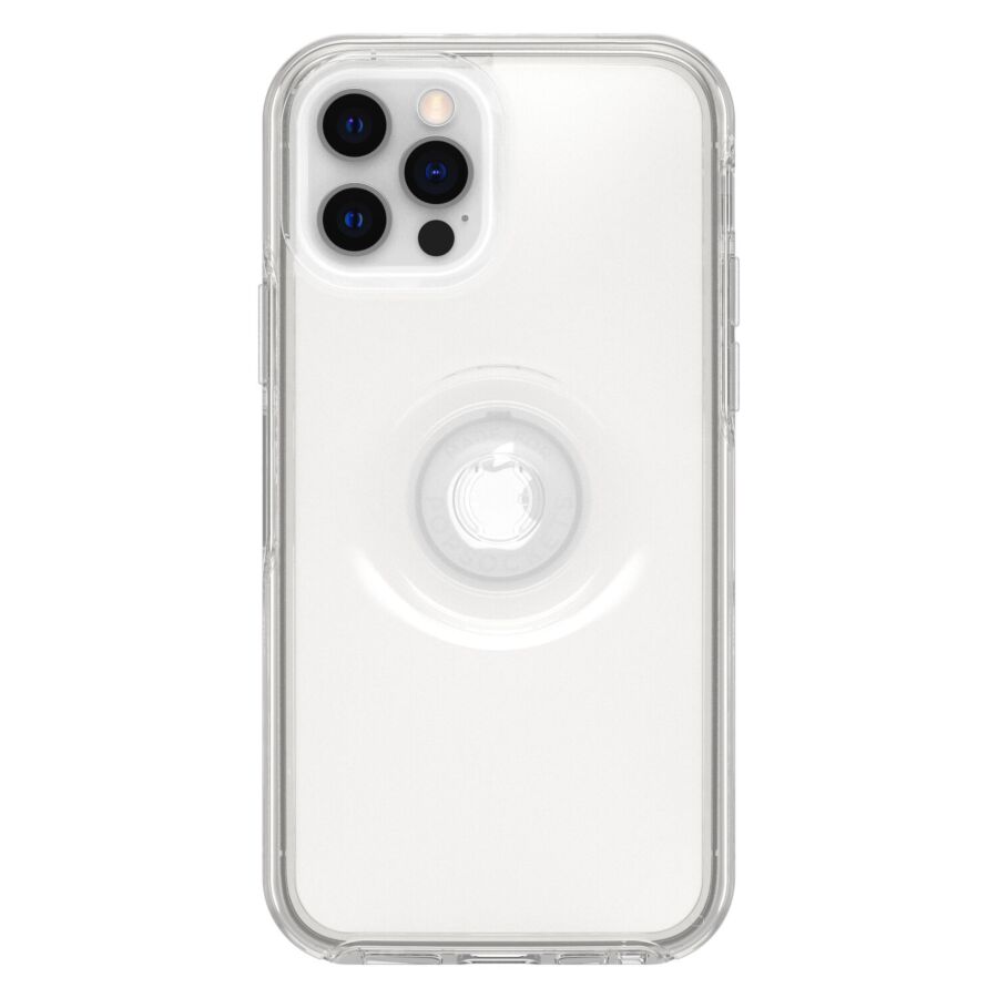 Cover trasparente per iPhone 12/12 Pro OtterBox Symmetry + PopSockets