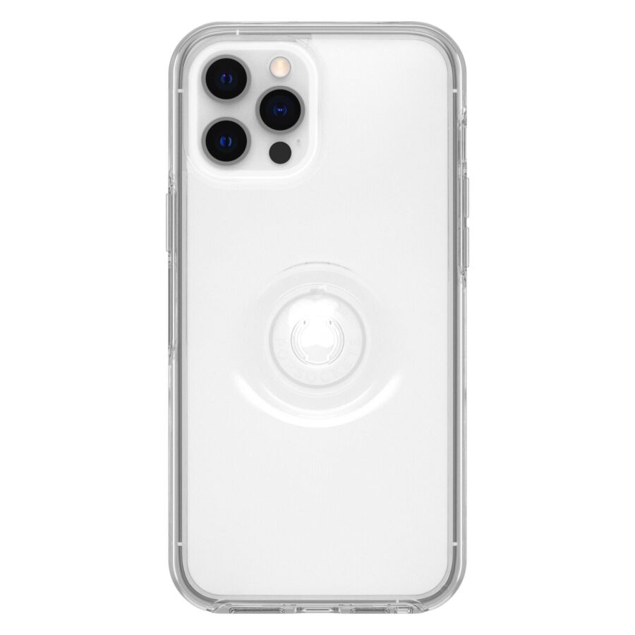 OtterBox Symmetry + POPSOCKETS per iPhone 12 Pro Max - Trasparente