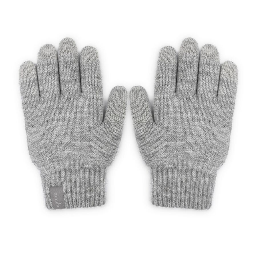 Moshi Digits Guanti Touchscreen -Grigio Chiaro (taglia M)