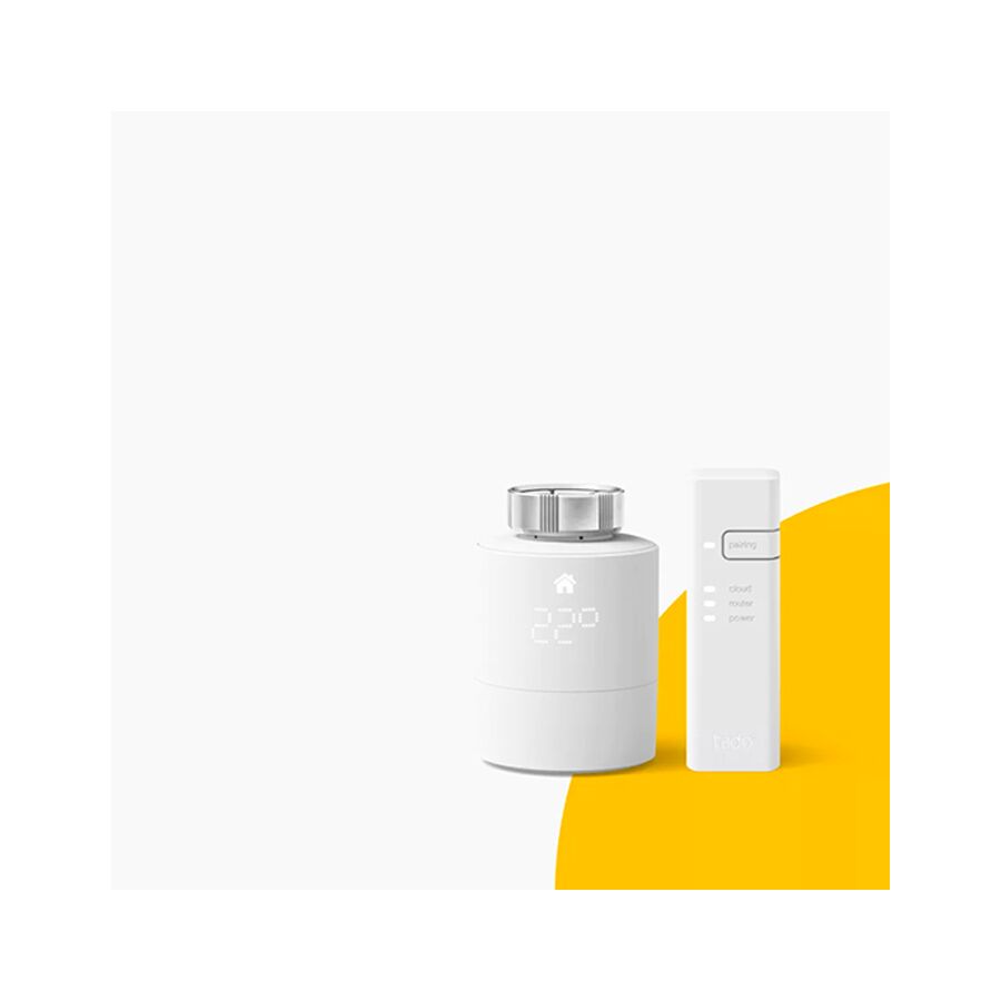 Testa termostatica intelligente tado V3+ per il controllo multi-stanza (con kit di base)