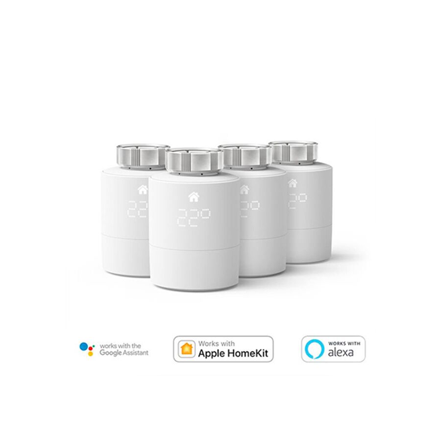 tado − 4 teste termostatiche intelligenti per il controllo multi-stanza (accessori del kit di base)