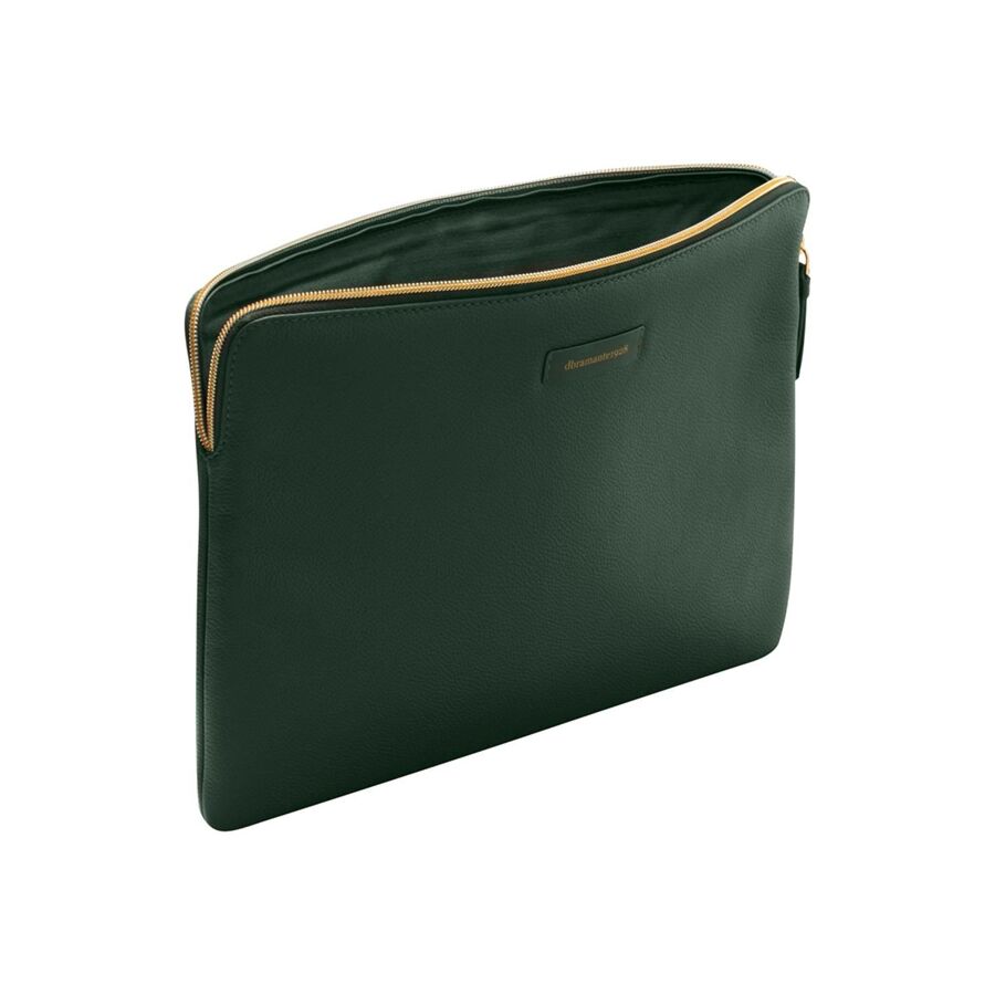 Custodia in pelle pieno fiore per MacBook Pro e Air 13" di dbramante1928 - Sempreverde
