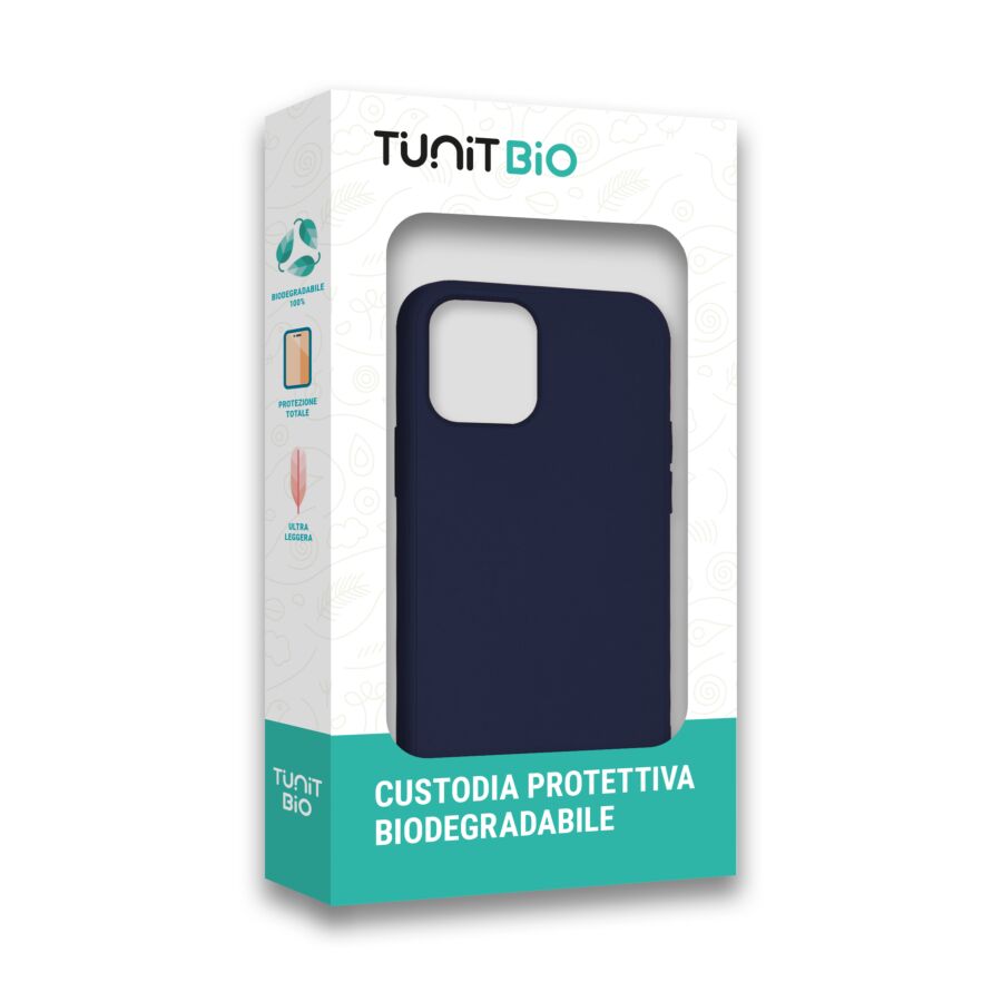 Cover Biodegradabile per iPhone 12 mini - Blu navy