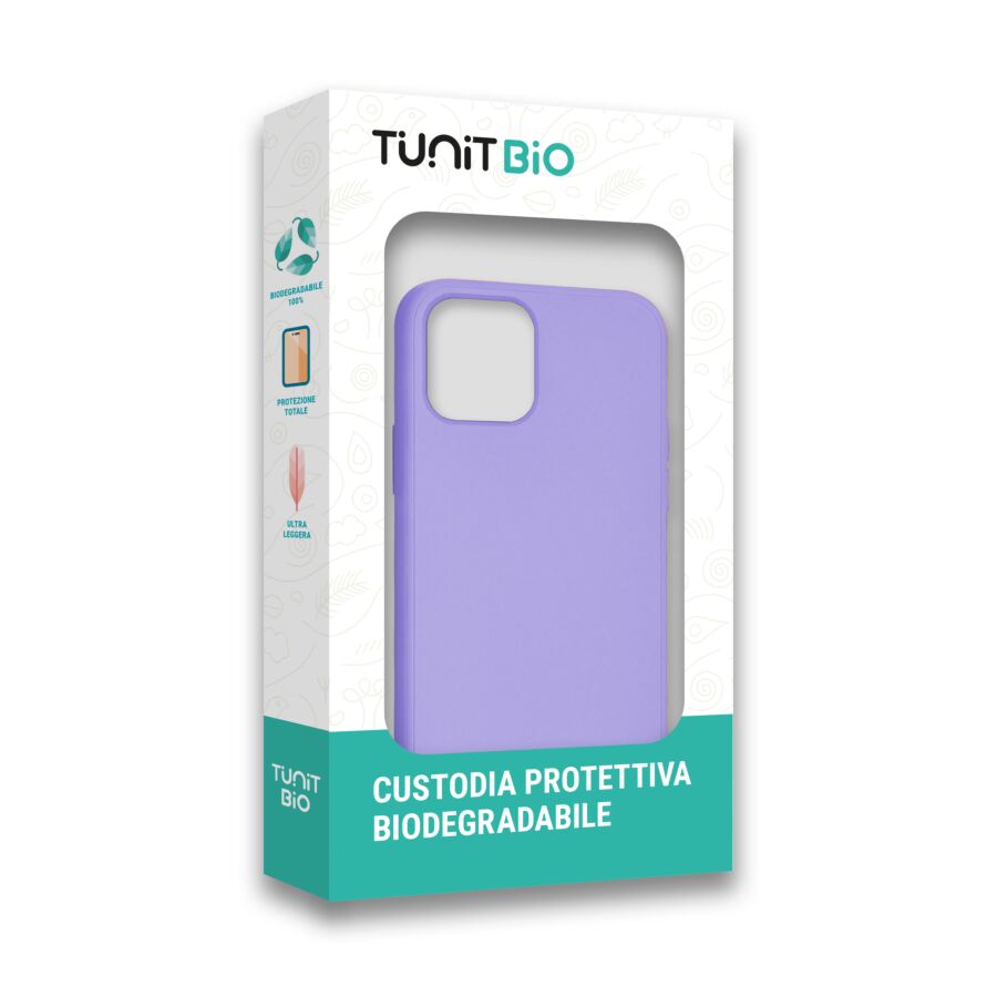 Cover Biodegradabile per iPhone 12 mini - Viola glicine