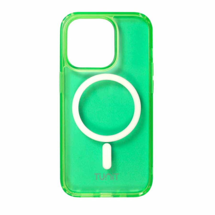 Cover semitrasparente Tunit per iPhone 14 Pro Max - Verde