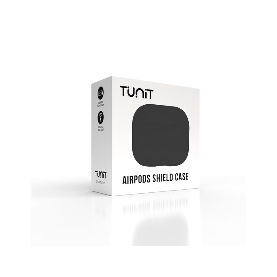 Guscio AirPods 3a gen. in policarbonato con rivestimento in silicone nero