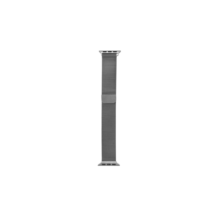 Cinturino Tunit in maglia milanese argento per Apple Watch 44/45/46 mm