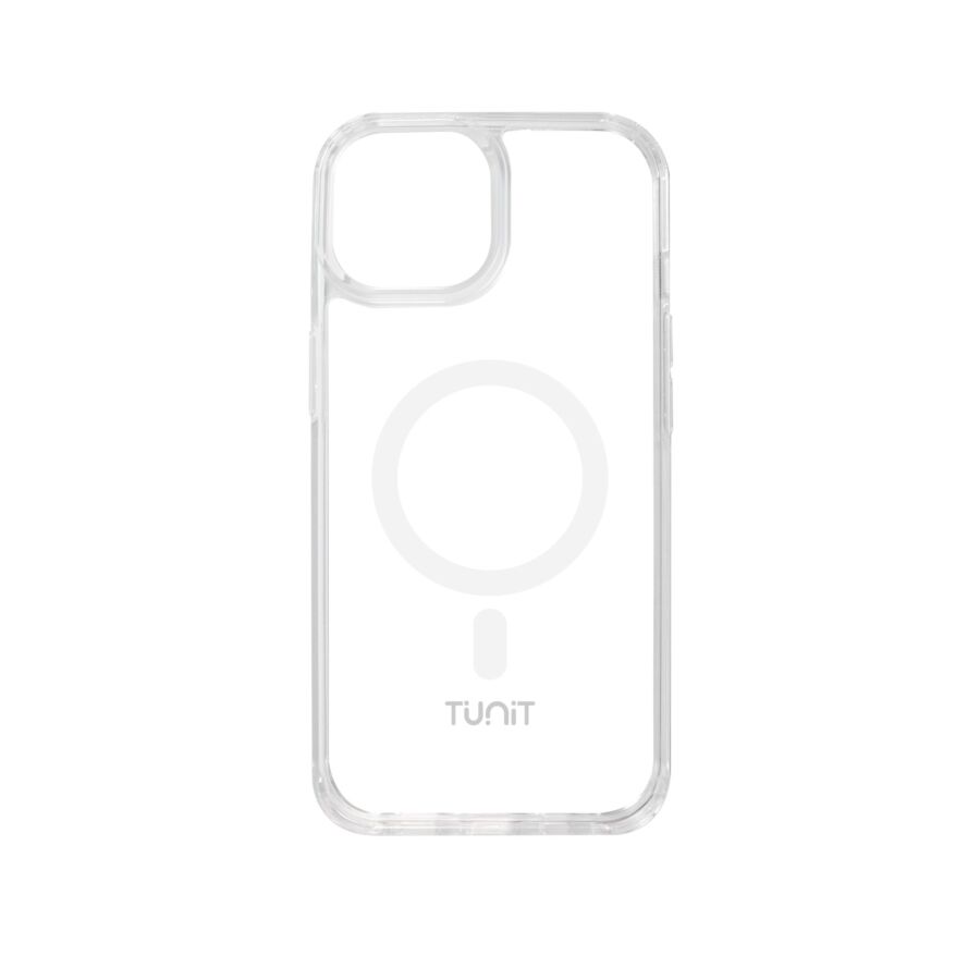 Cover in policarbonato trasparente compatibile MagSafe per iPhone 15