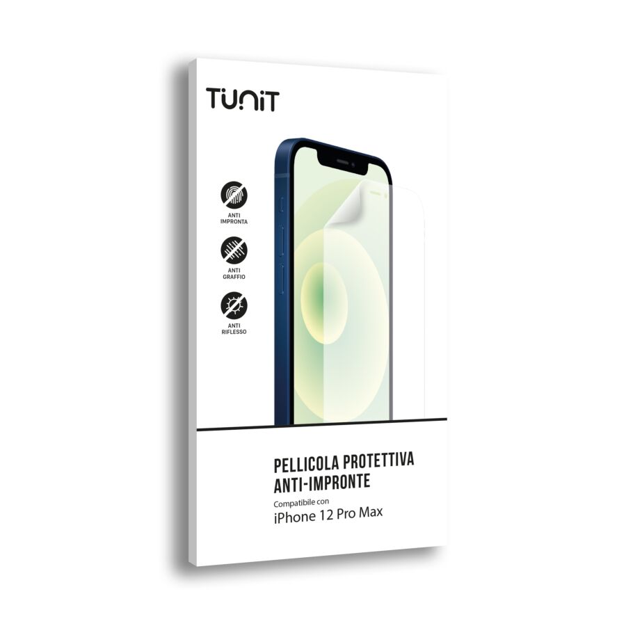 Pellicola anti-impronta per iPhone 12 Pro Max