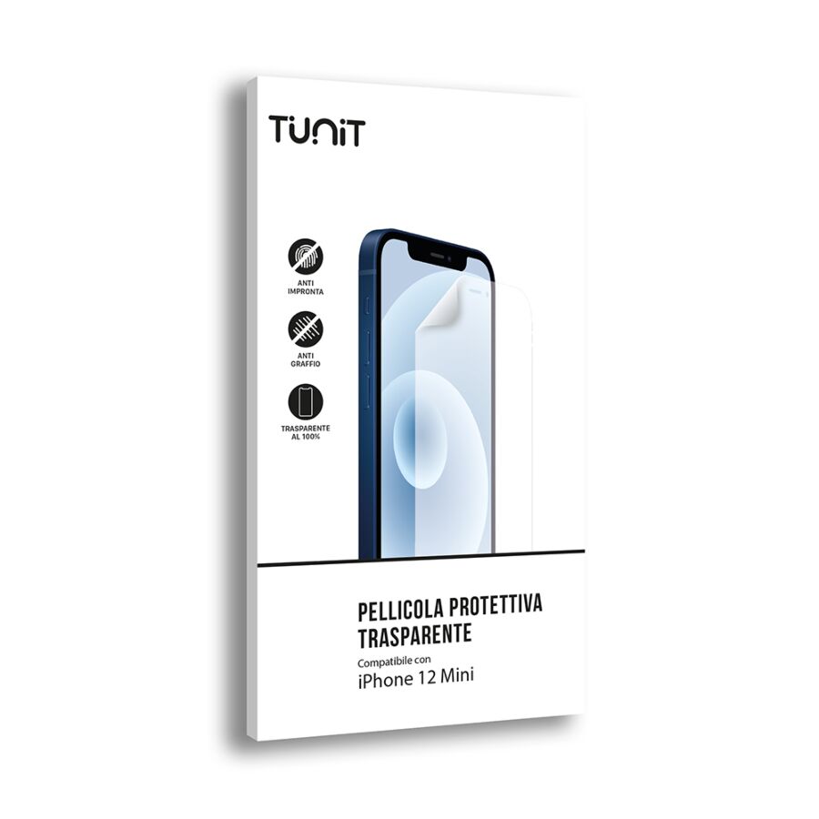 Pellicola trasparente per iPhone 12 mini