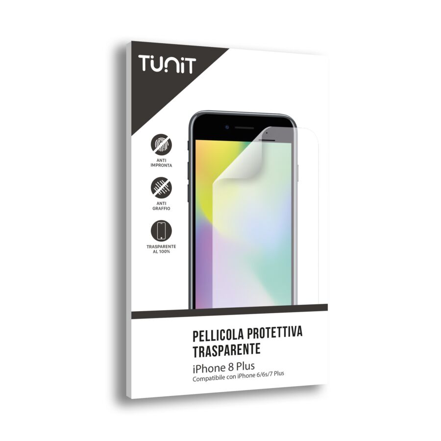 Pellicola trasparente per iPhone 6/6s/7/8 Plus