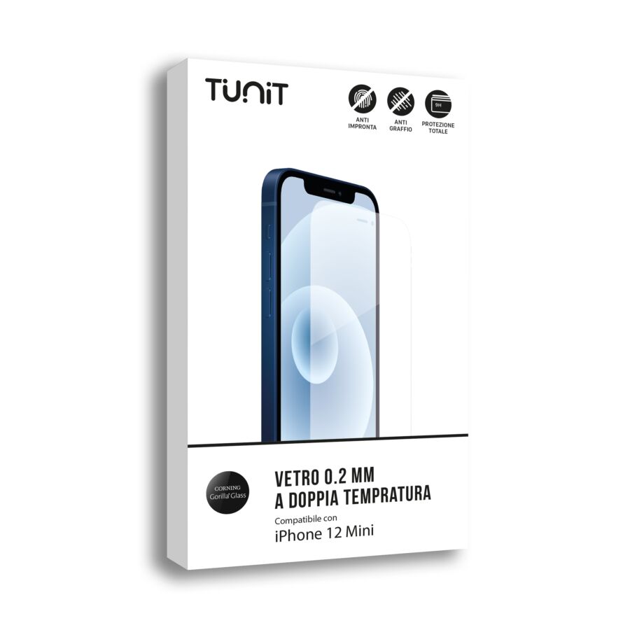 Vetrino a doppia tempratura per iPhone 12 mini