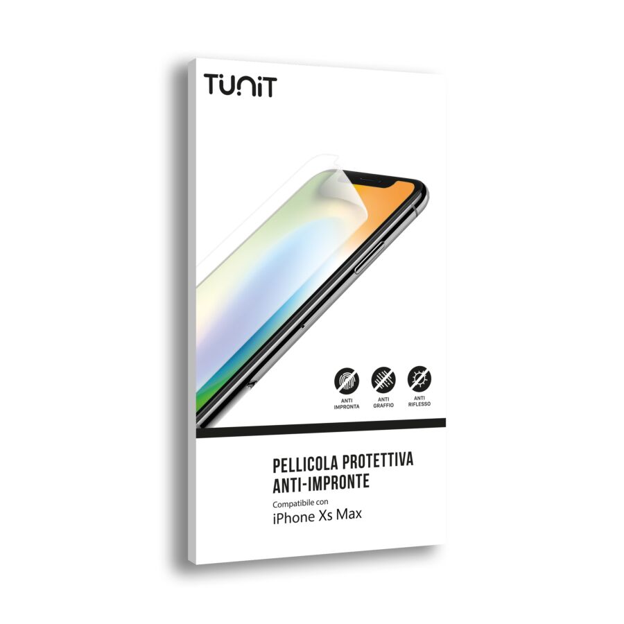 Pellicola anti-impronta per iPhone XS Max